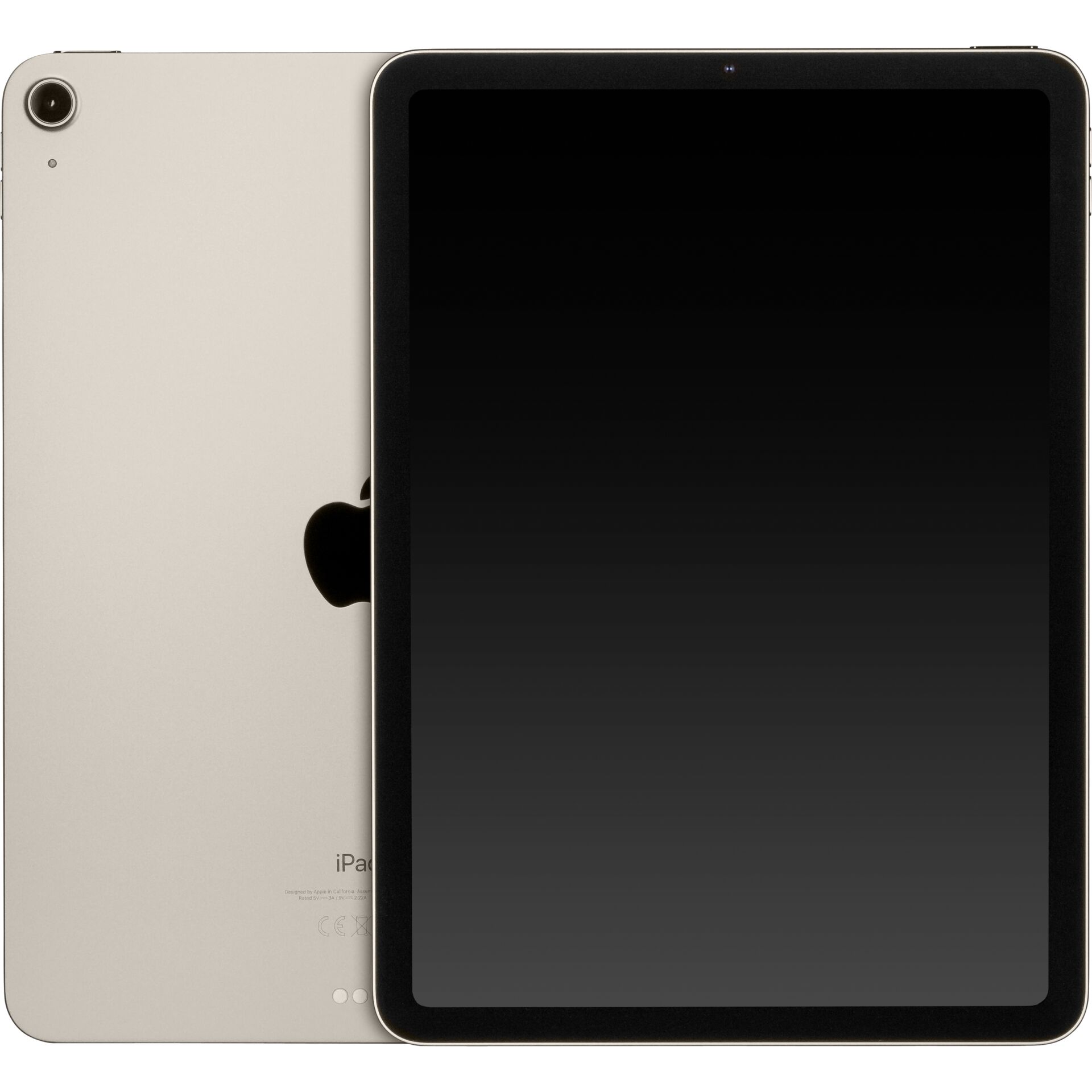 Apple iPad Air 5 256GB, Starlight, Apple 8-Core-GPU (iGPU), 10.9 Zoll, 2360x1640, 264ppi, Multi-Touch, Digitizer, IPS, 500cd/m², fettabweisende Beschichtung