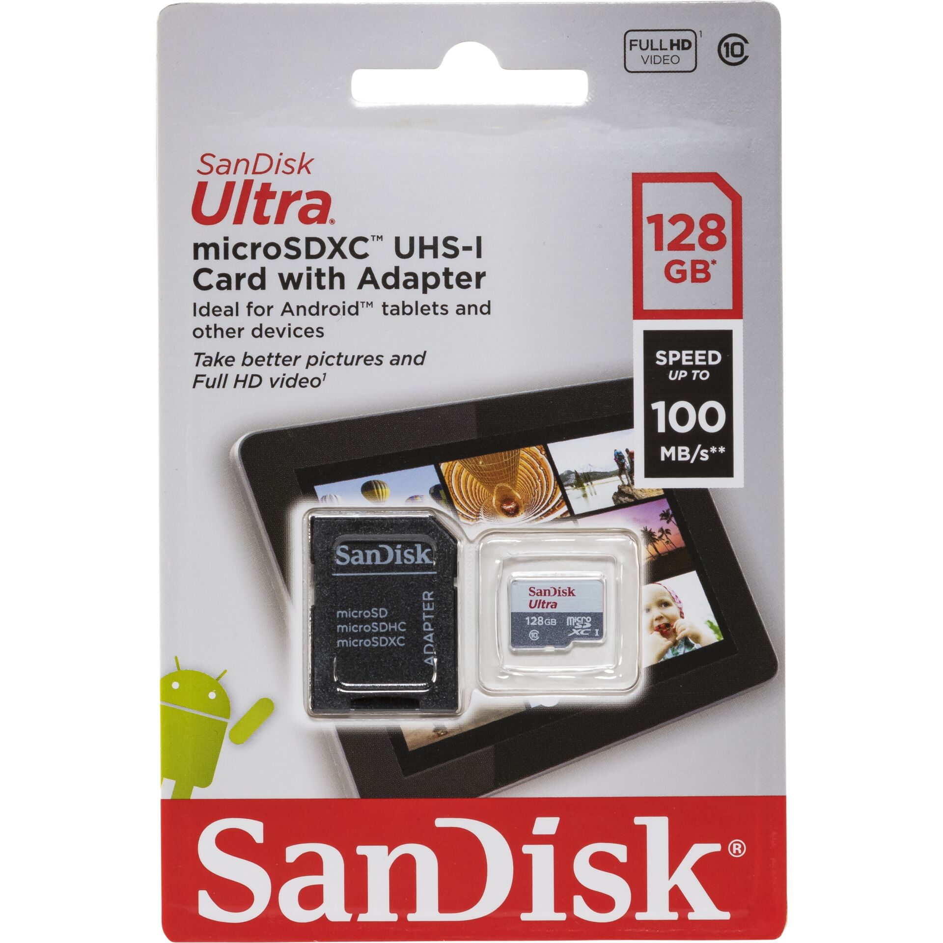 SanDisk Ultra microSD 128 GB MicroSDXC UHS-I Klasse 10