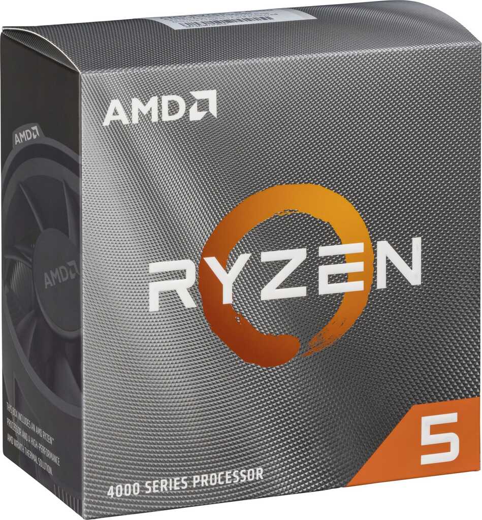 AMD Ryzen 5 4500, 6C/12T, 3.60-4.10GHz, boxed, Sockel AM4 (PGA), Renoir-X CPU