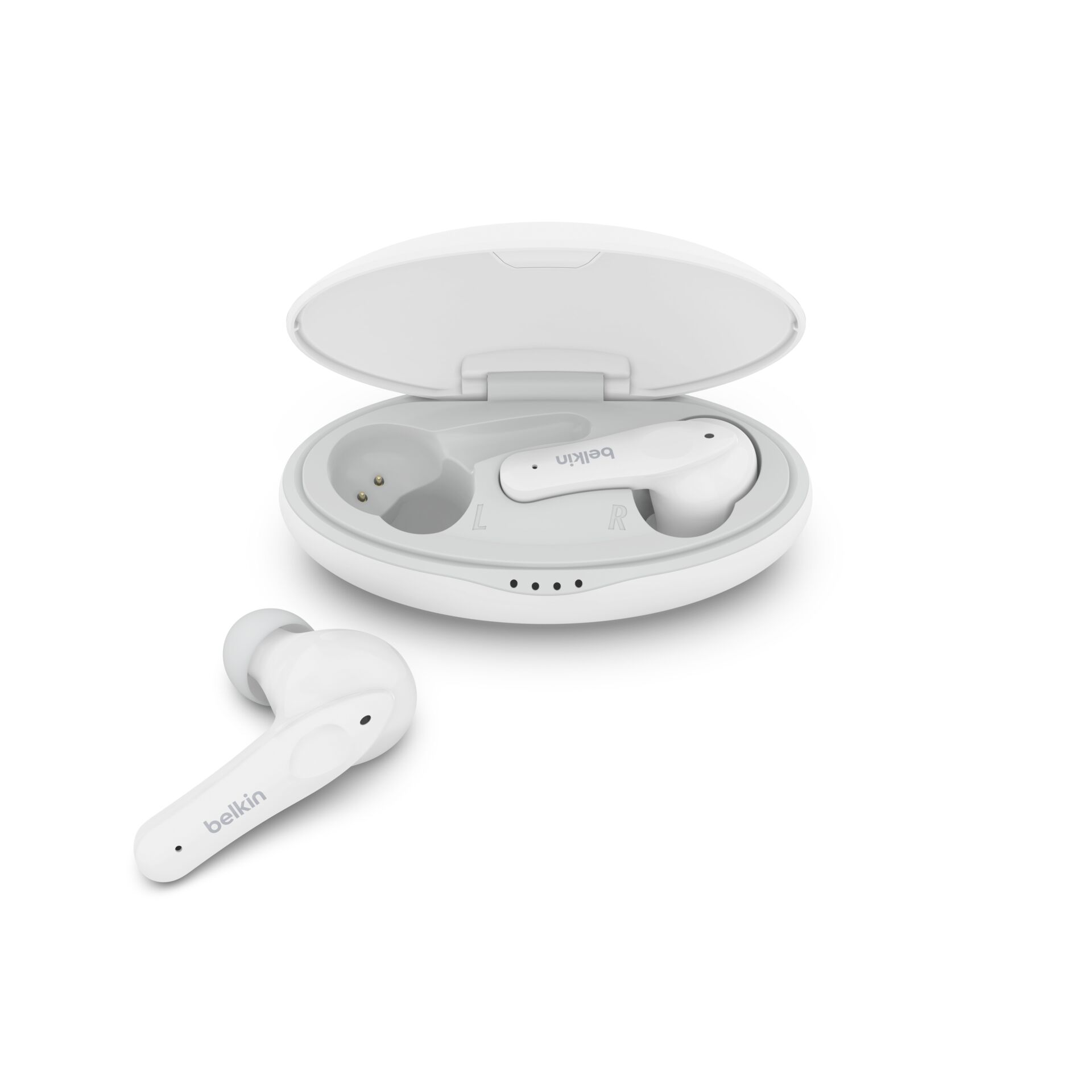 Belkin Soundform Nano Kopfhörer Kabellos im Ohr Anrufe/Musik Mikro-USB Bluetooth Weiß