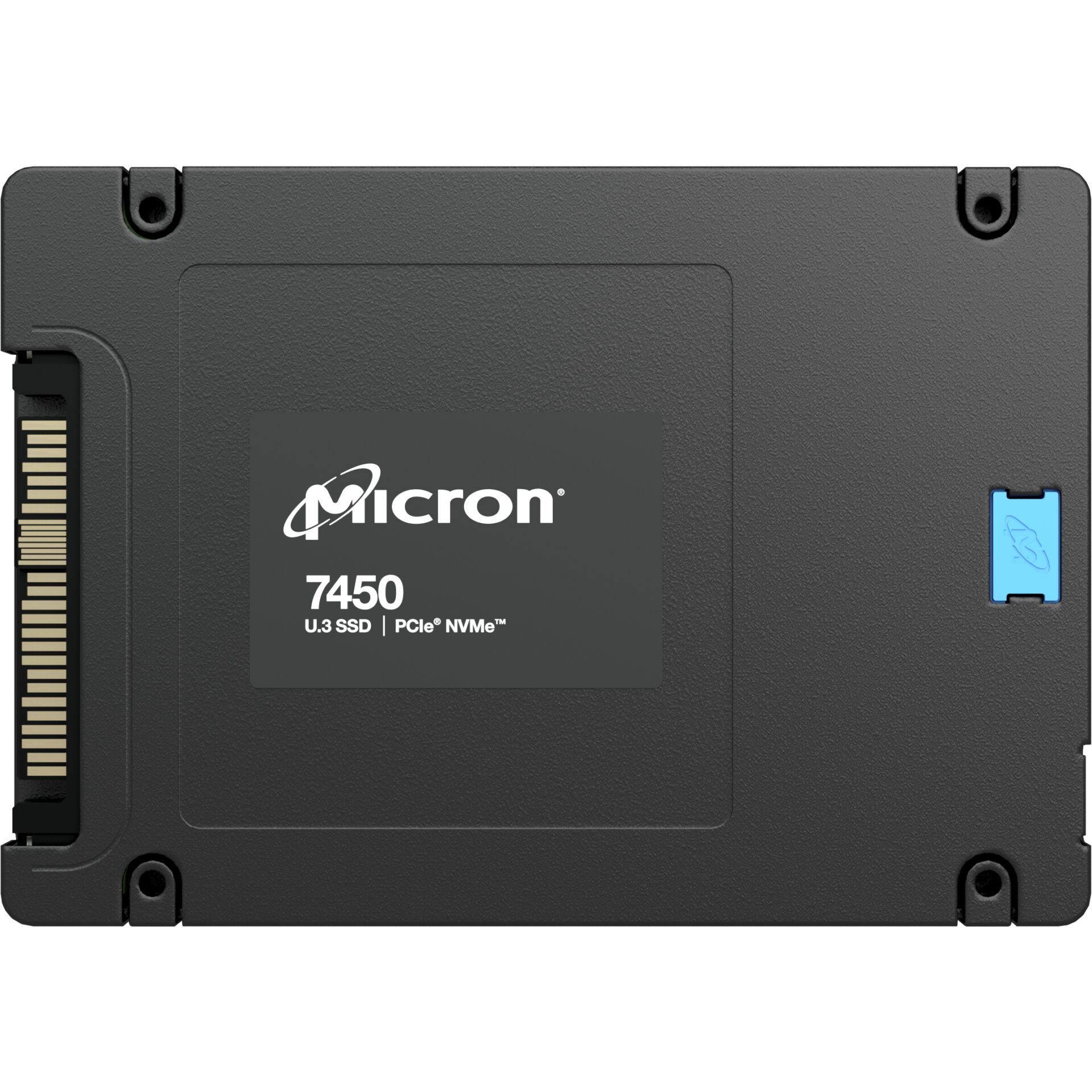 7.7 TB SSD Micron 7450 PRO - 1DWPD Read Intensive, U.3/SFF-TA-1001 (PCIe 4.0 x4/2x2), lesen: 6800MB/s, schreibe