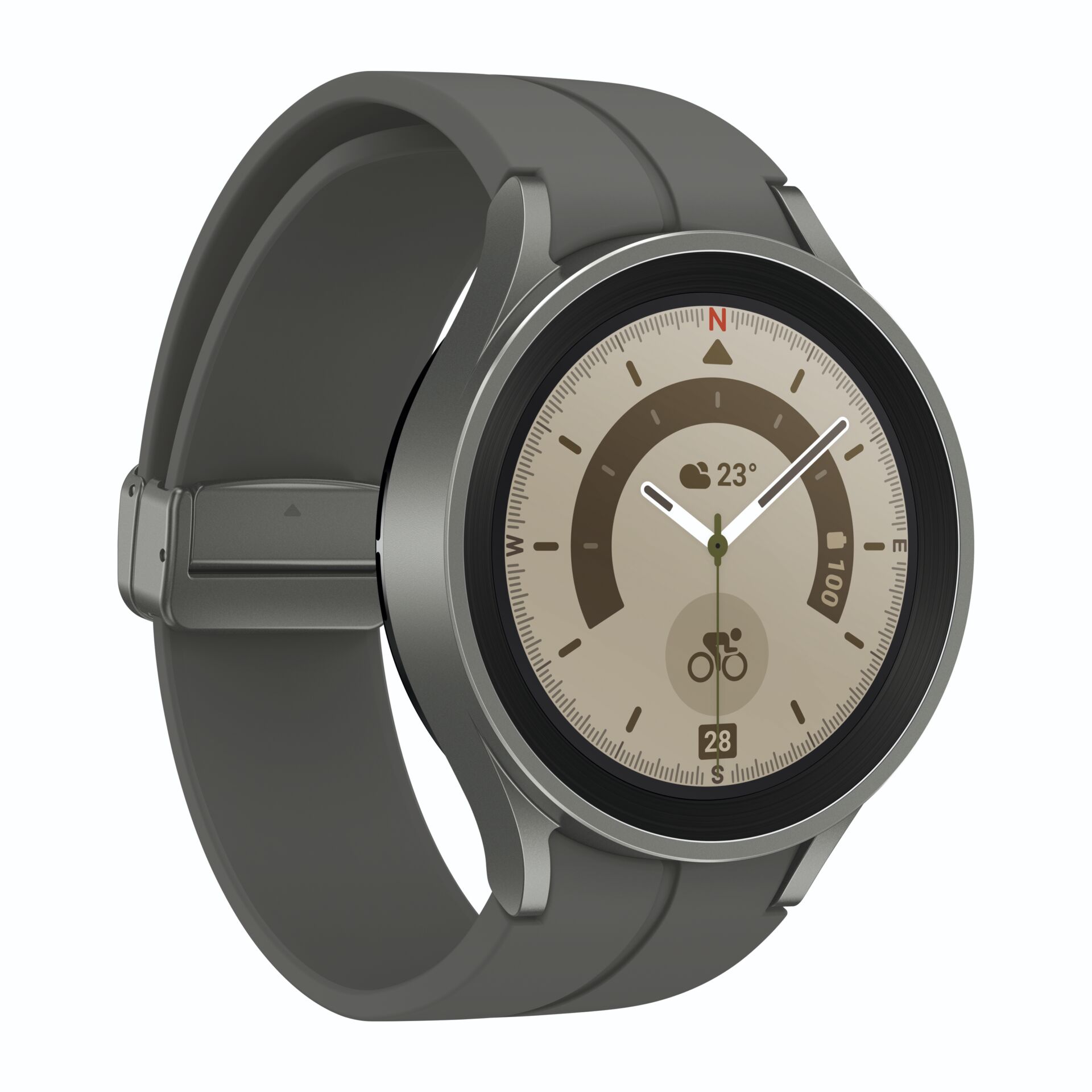 Samsung Galaxy Watch5 Pro 3,56 cm (1.4) OLED 45 mm Digital 450 x 450 Pixel Touchscreen Titan WLAN GPS