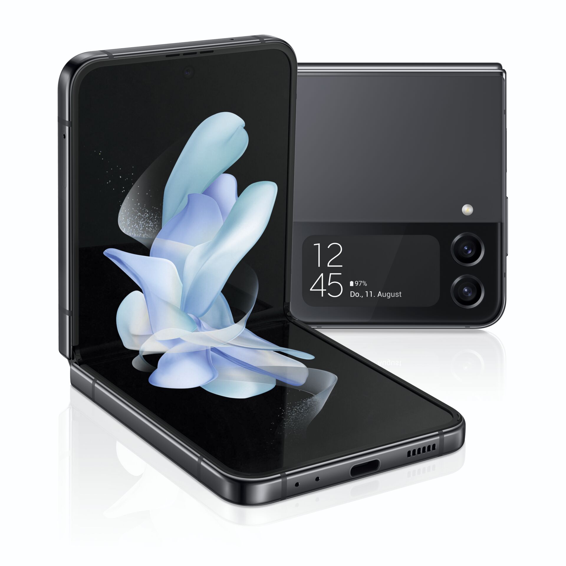 Samsung Galaxy Z Flip 4 F721B 256GB Graphite, 6.7 Zoll, 12.0MP, 8GB, 256GB, Android Smartphone