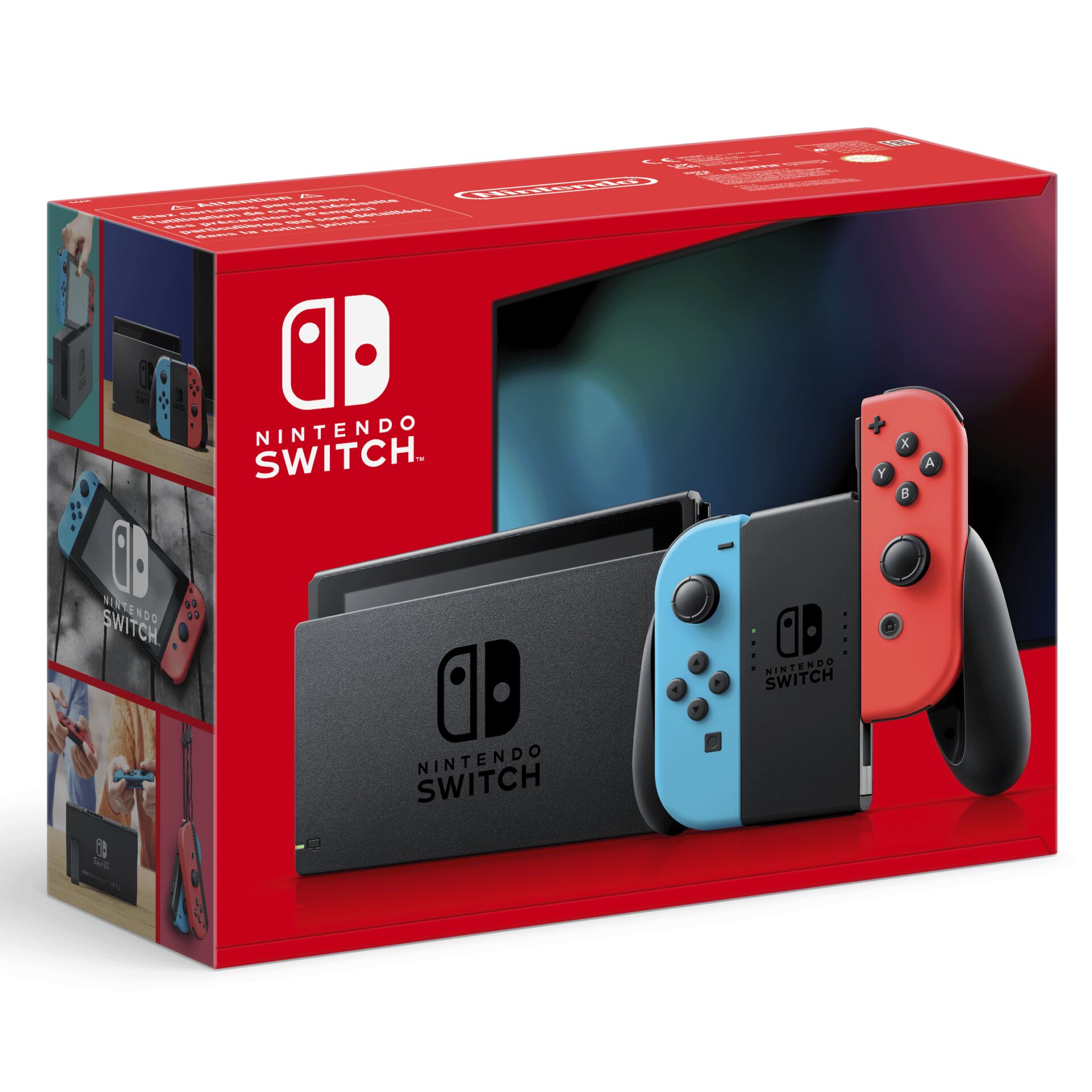 Nintendo Switch schwarz/blau/rot (2022) 