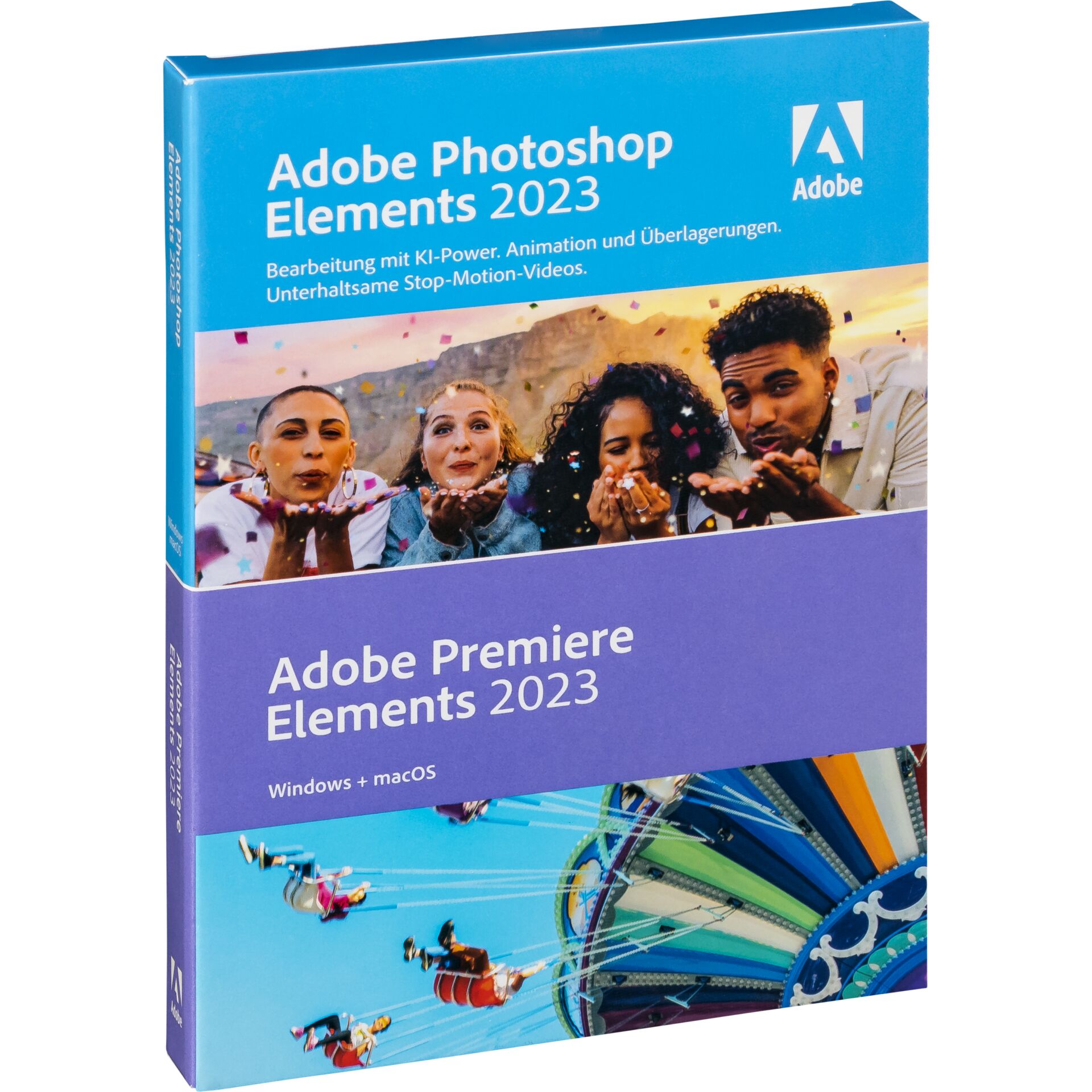 Adobe Photoshop Elements & Premiere Elements 2023, 2 User, BOX, Deutsch,