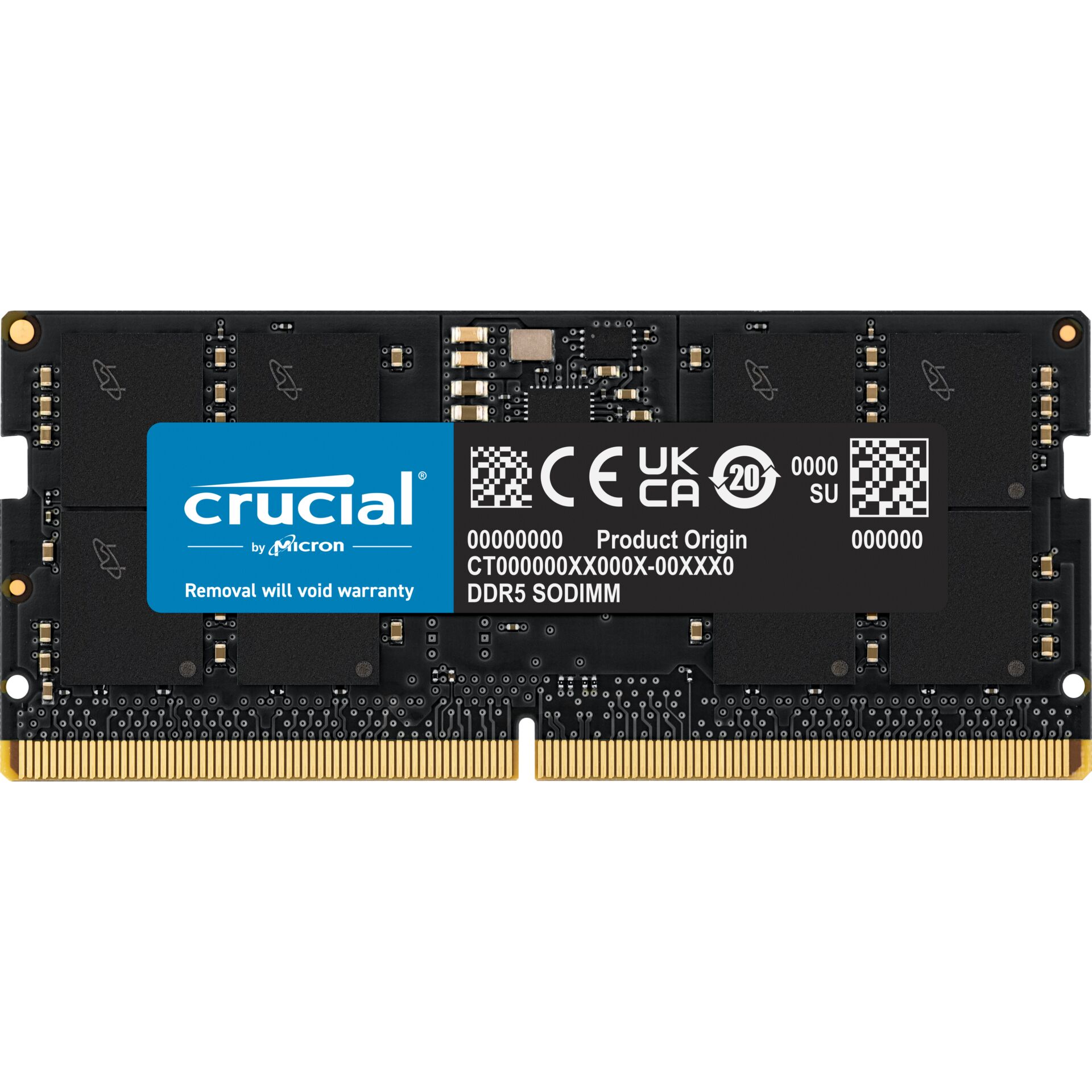 Crucial DDR5-5200           16GB SODIMM CL42 (16Gbit)