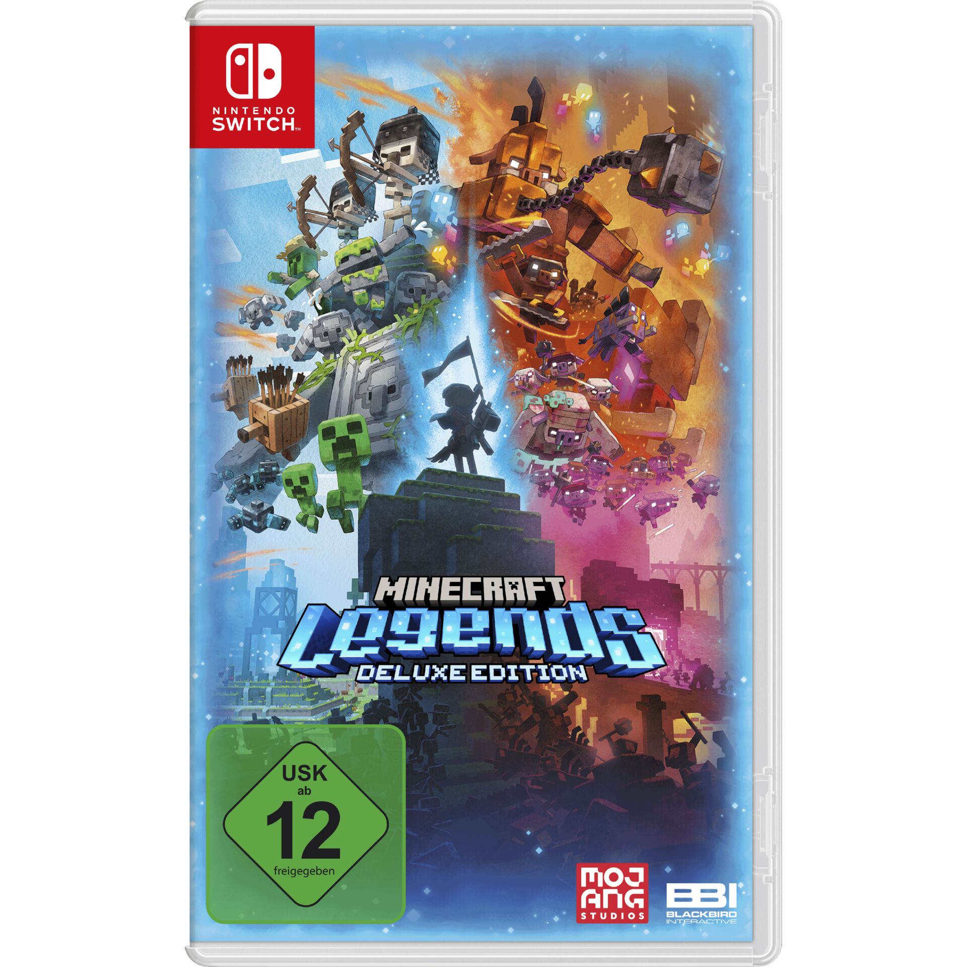 Nintendo Minecraft Legends Deluxe Edition Simplified Chinese, Traditional Chinese, Danish, German, English, Spanish, French, Italian, Japanese, Korean, Portuguese, Russian Nintendo Switch