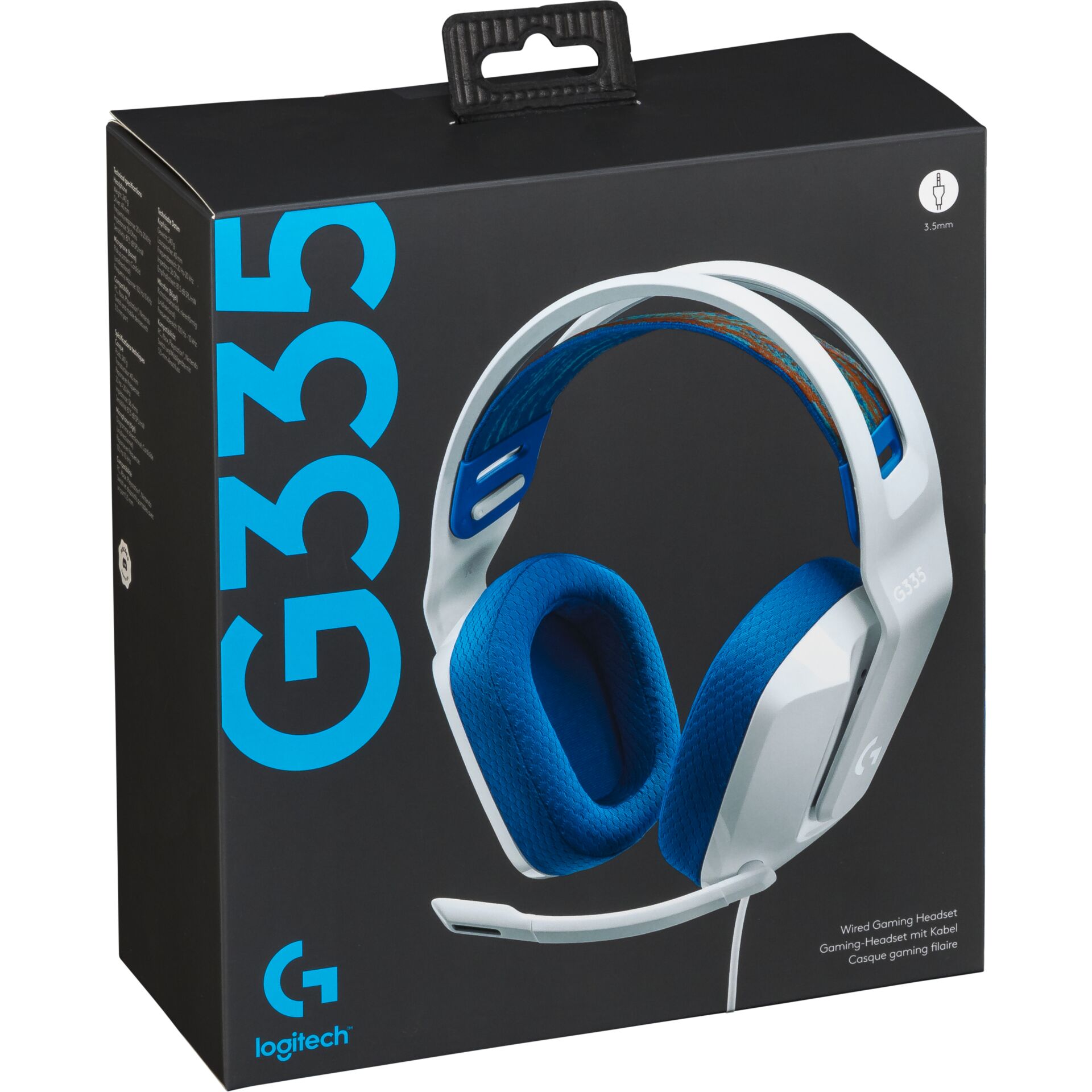 Logitech Gaming Headset G335 weiß Kopfhörer Over-Ear
