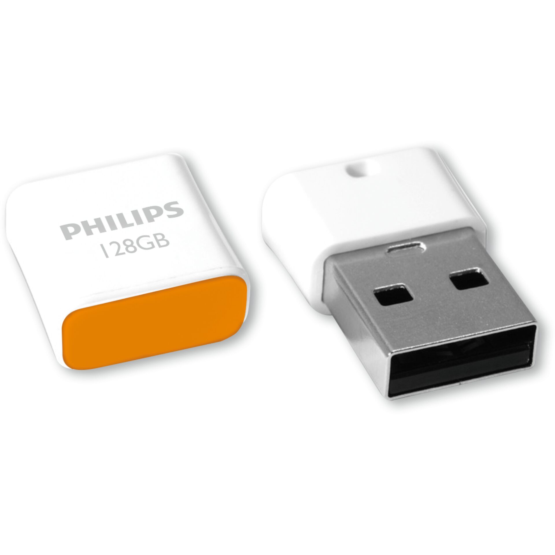 128 GB Philips Pico 2.0 USB-Stick, USB-A 2.0, lesen: 16MB/s, schreiben: 3.5MB/s