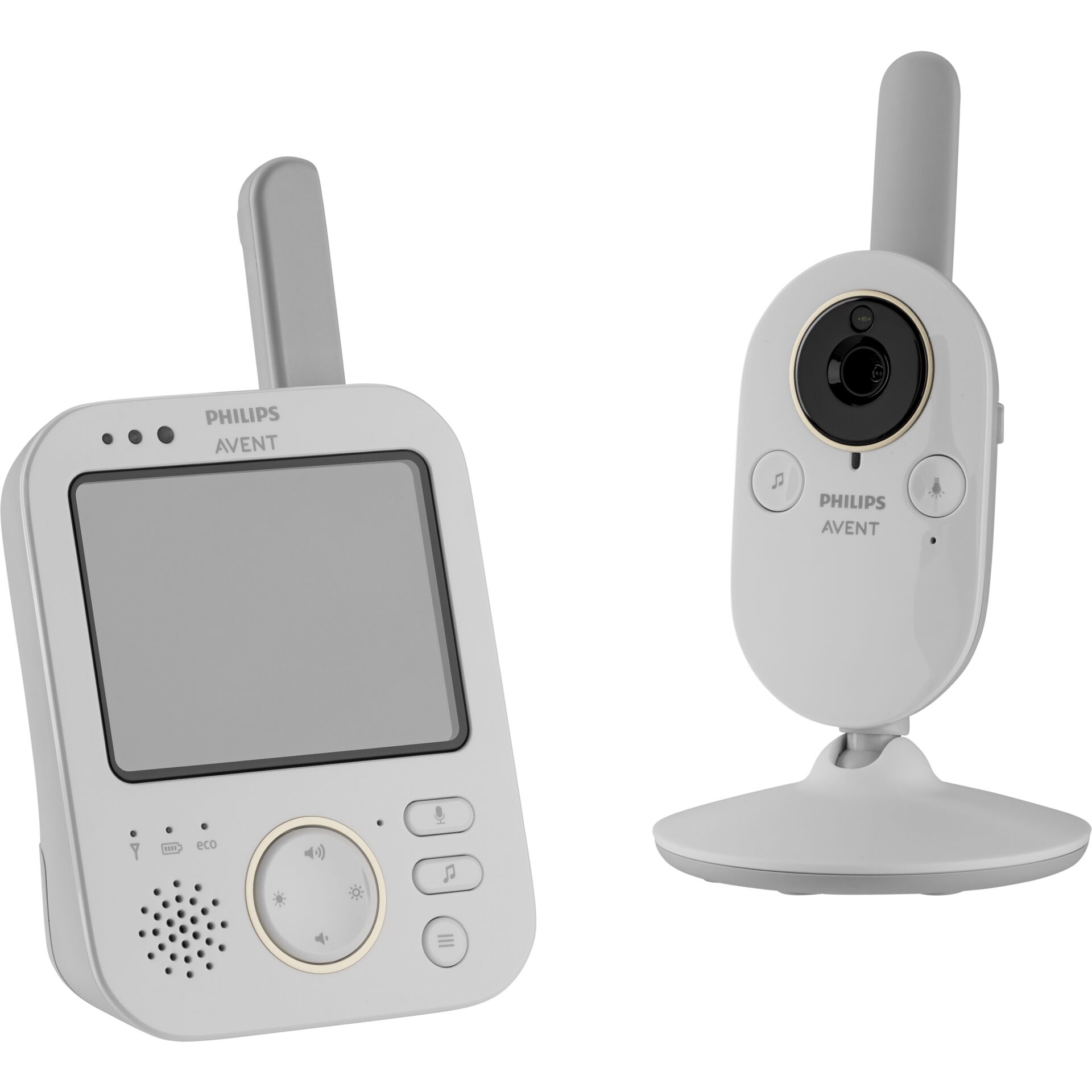 Philips SCD843/26 Baby-Videoüberwachung 300 m FHSS Grau, Weiß