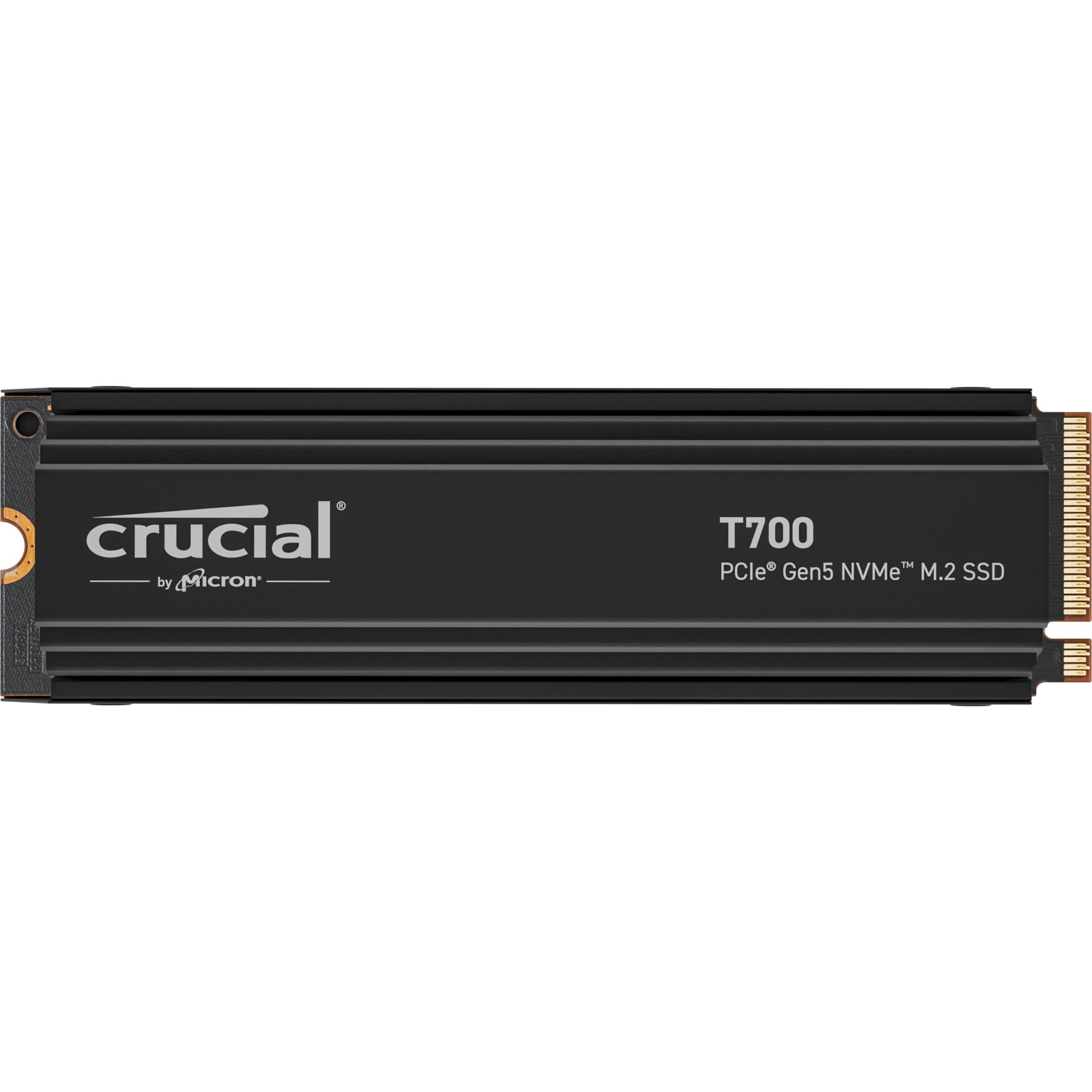 4.0 TB SSD Crucial T700 SSD, M.2/M-Key (PCIe 5.0 x4), lesen: 12400MB/s, schreiben: 11800MB/s, TBW: 2.4PB