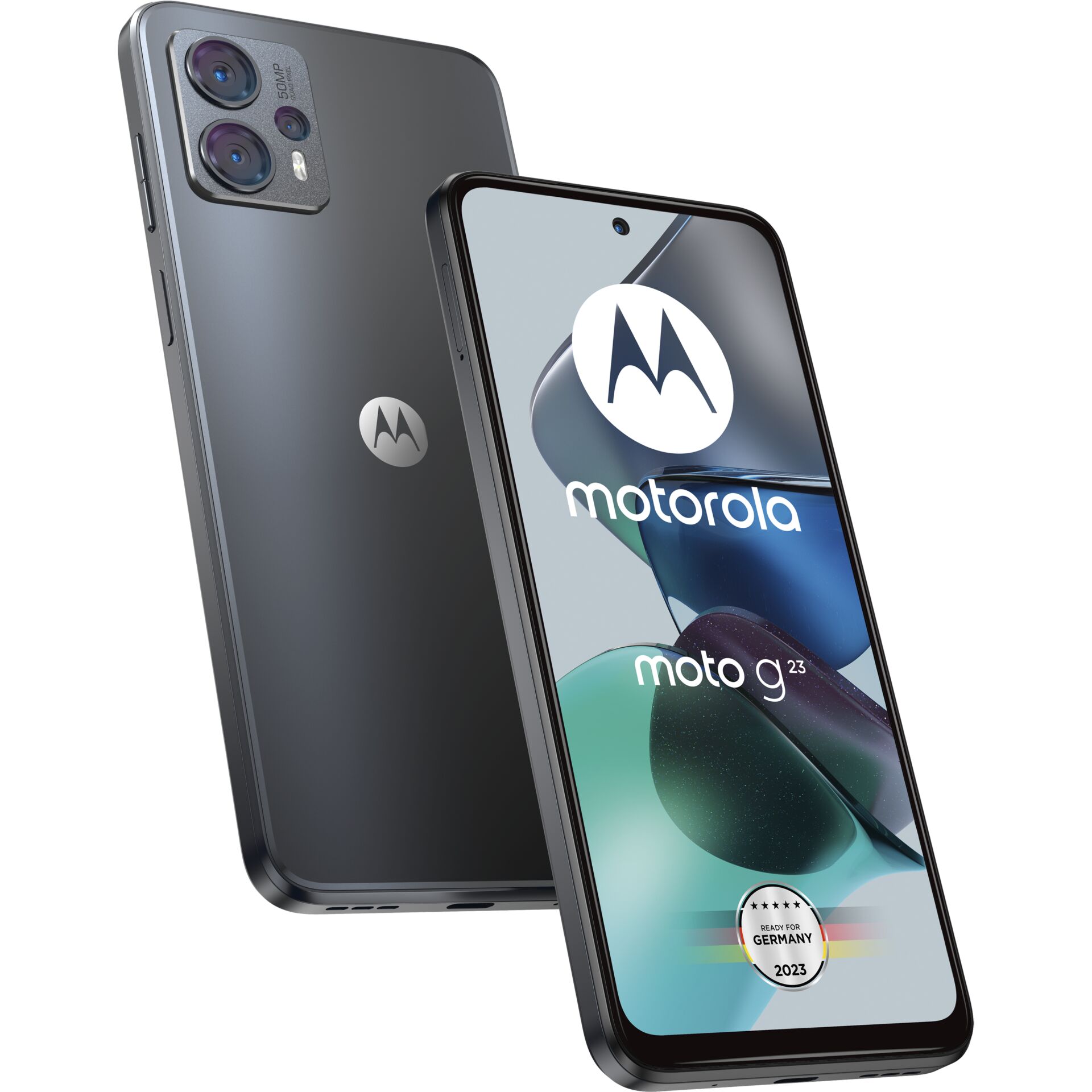 Motorola Moto G23 128GB/8GB Matte Charcoal, 6.5 Zoll, 50.0MP, 8GB, 128GB, Android Smartphone