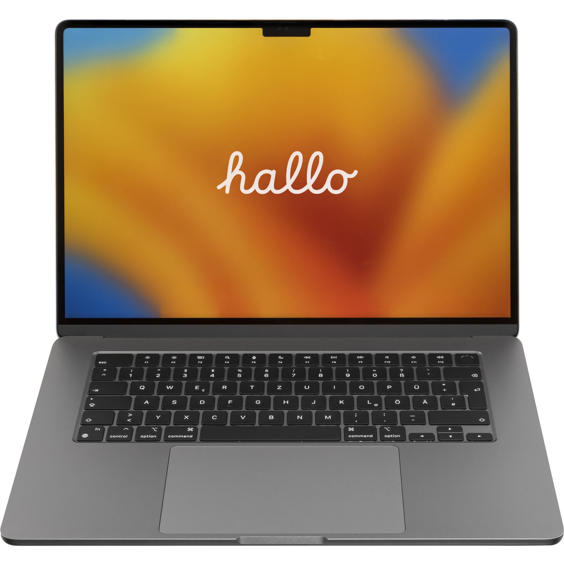 Apple MacBook Air 15 Space Gray Notebook, 15.3 Zoll, Apple M2 - 8 CPU / 10 GPU, 4C+4c/8T, 8GB RAM, 512GB SSD, mac OS