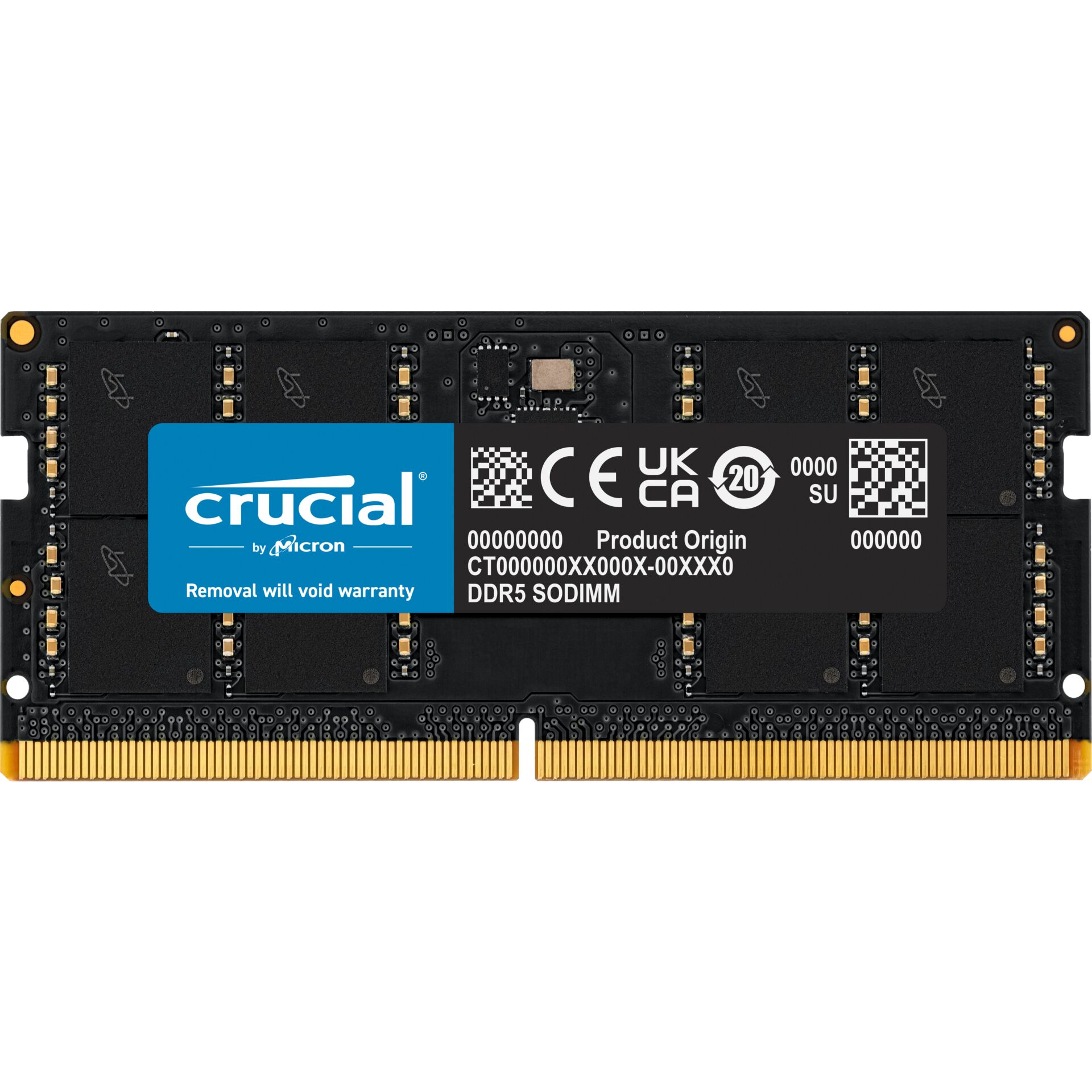 Crucial SORAM D5 5200 48GB CL46 - 48 GB Speichermodul 1 x 48 GB DDR5 5600 MHz ECC