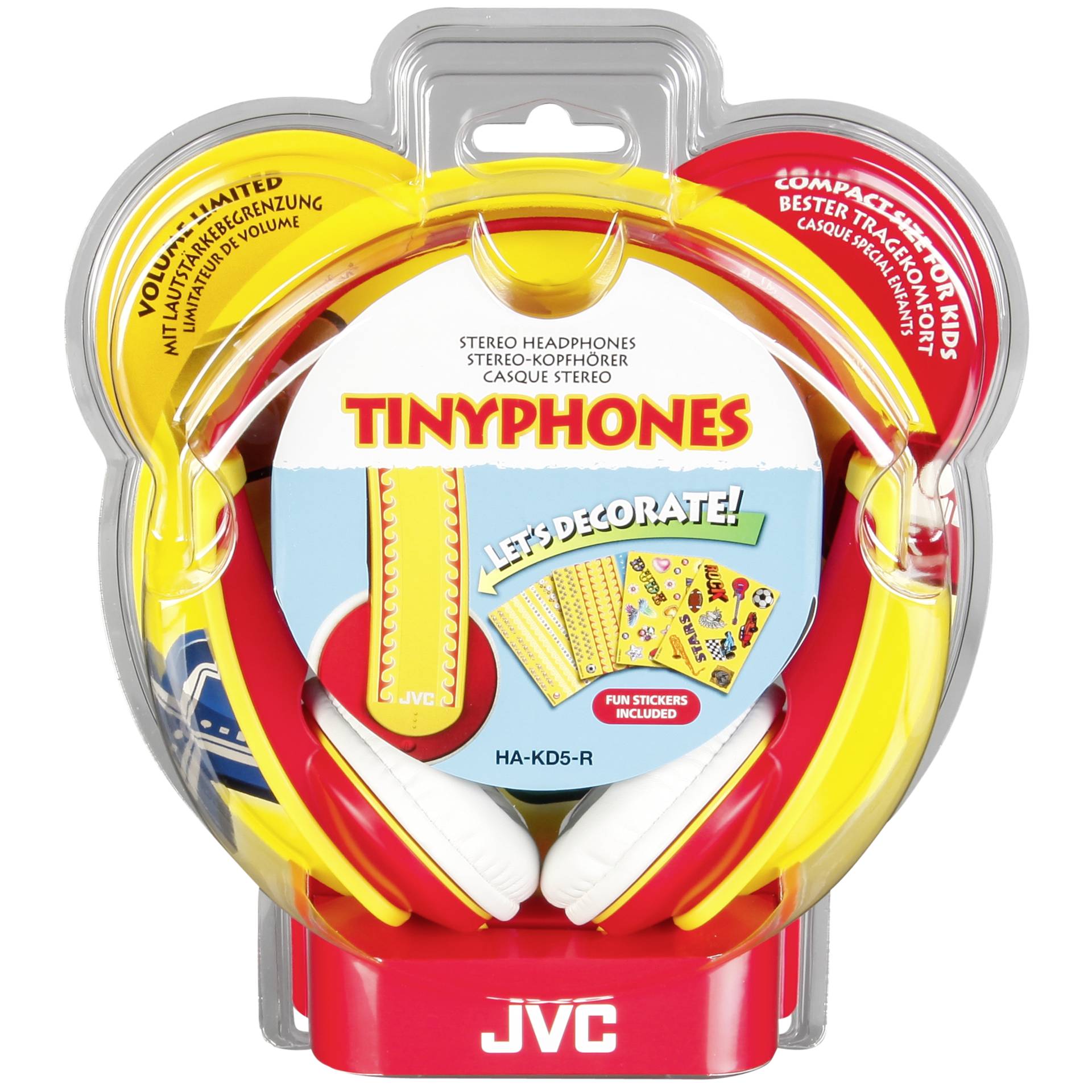 JVC HA-KD5-R rot, Klinkenstecker, Headset On-Ear 