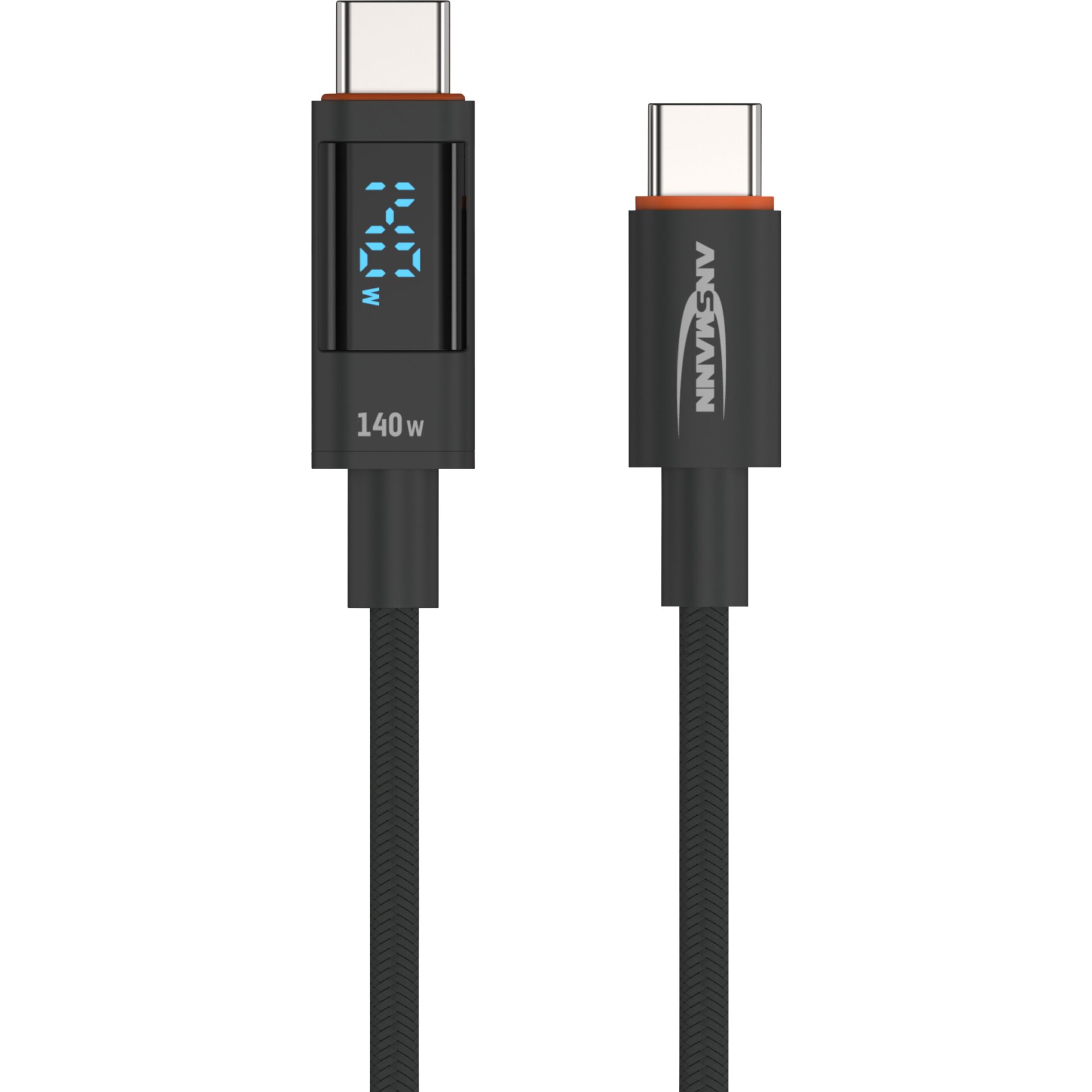 Ansmann USB-C/USB-C Kabel  120cm > 140 Watt Power Del.  1700-0176