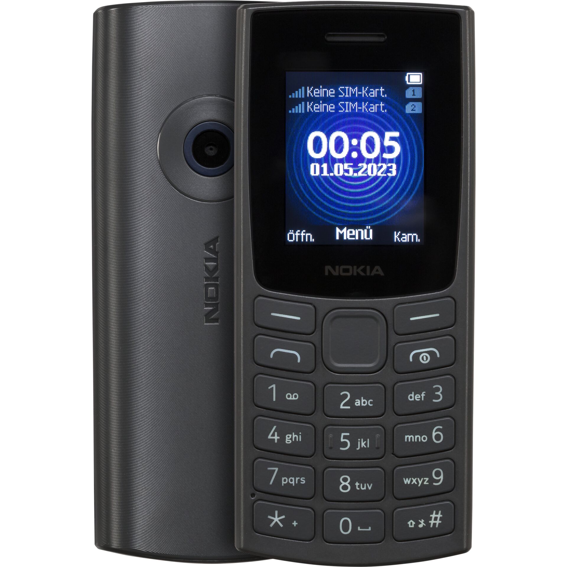 Nokia 110 4,57 cm (1.8) 79,6 g Schwarz Funktionstelefon