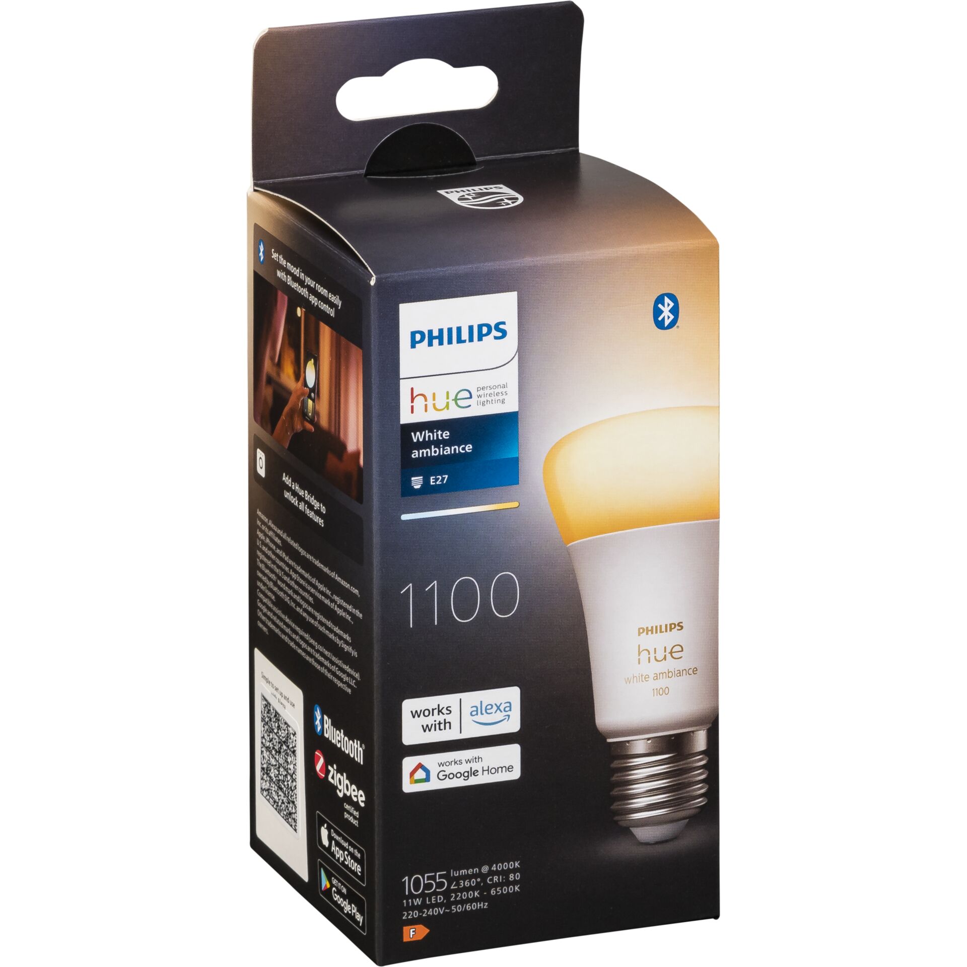 Philips Hue White Ambiance 1100 LED-Bulb E27 8W 