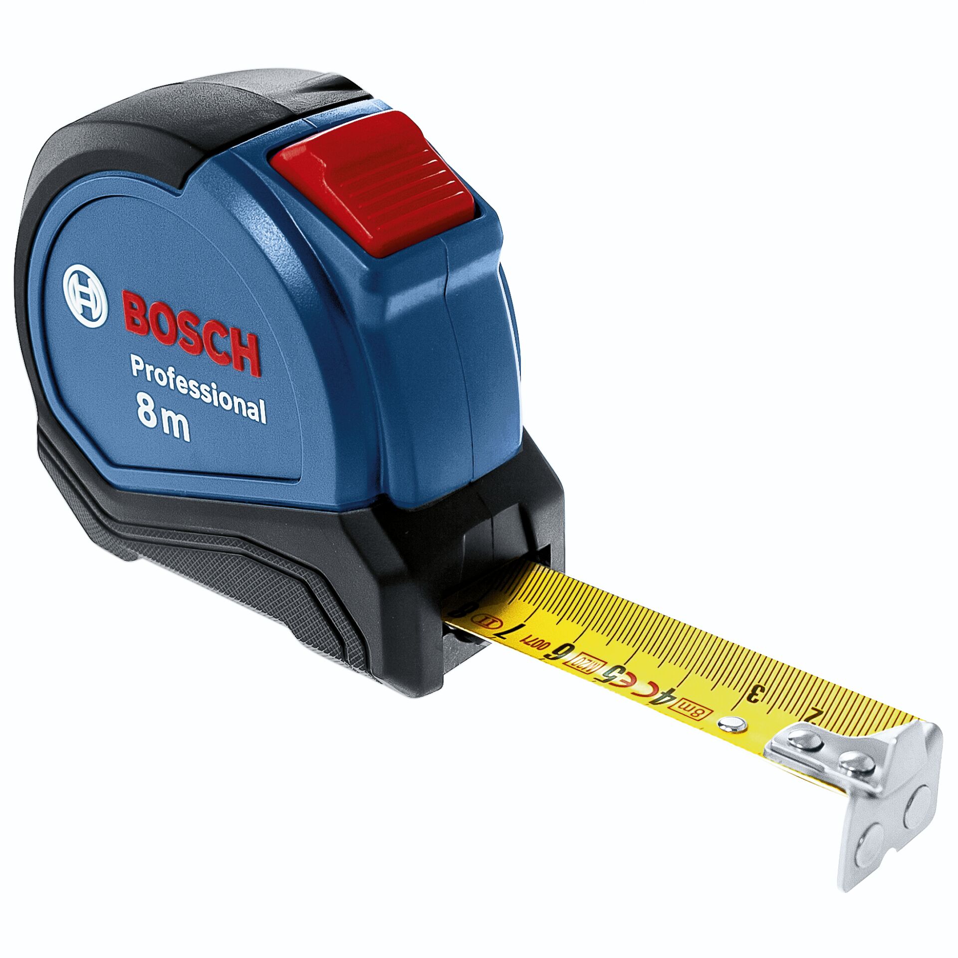 Bosch 1 600 A01 V3S Maßband 8 m Schwarz, Blau, Rot