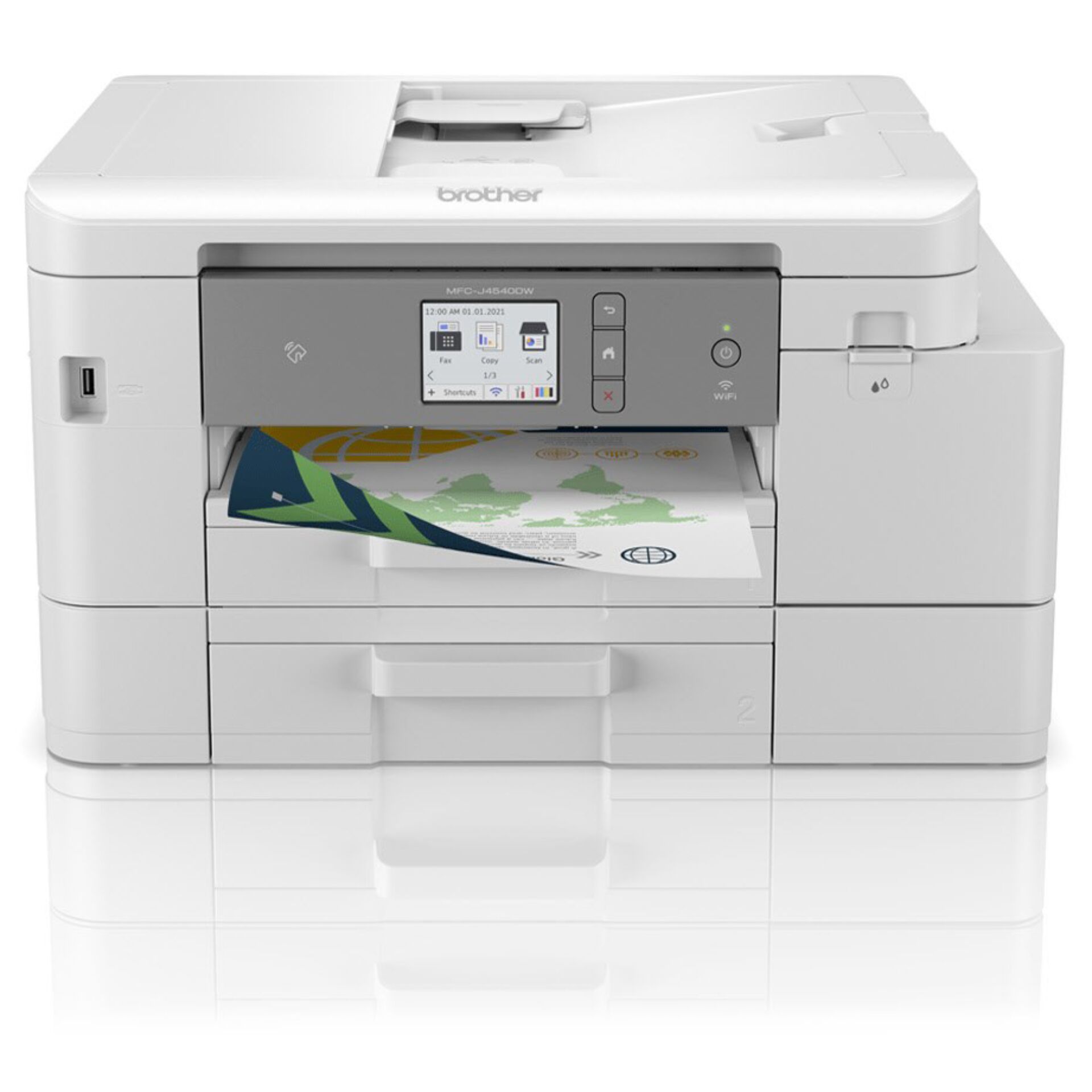 Brother MFC-J4540DW, WLAN, Tinte, mehrfarbig-Multifunktions- gerät Drucker/Scanner/Kopierer/Fax