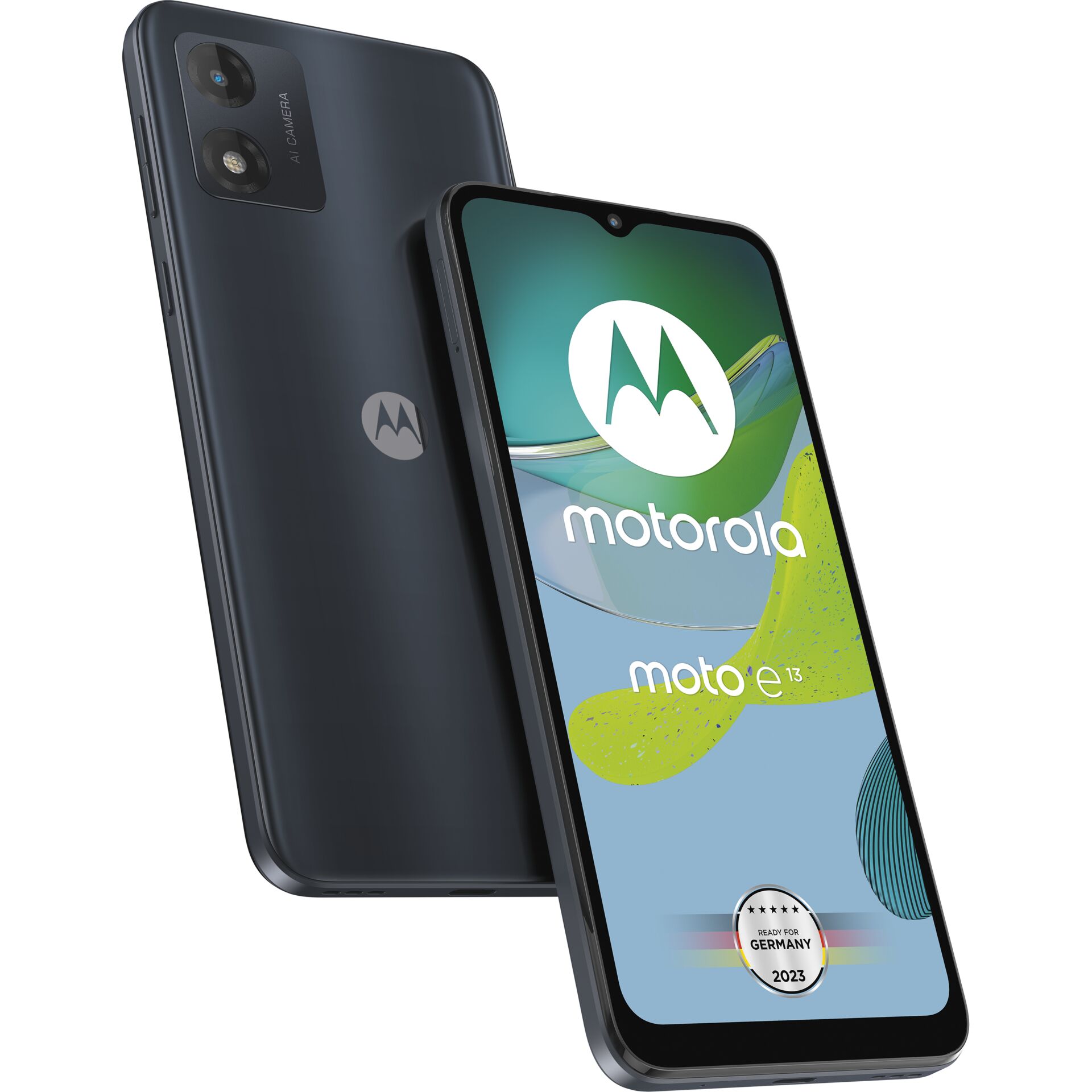 Motorola Moto E 13 16,5 cm (6.5) Dual-SIM Android 13 Go edition 4G USB Typ-C 8 GB 128 GB 5000 mAh Schwarz