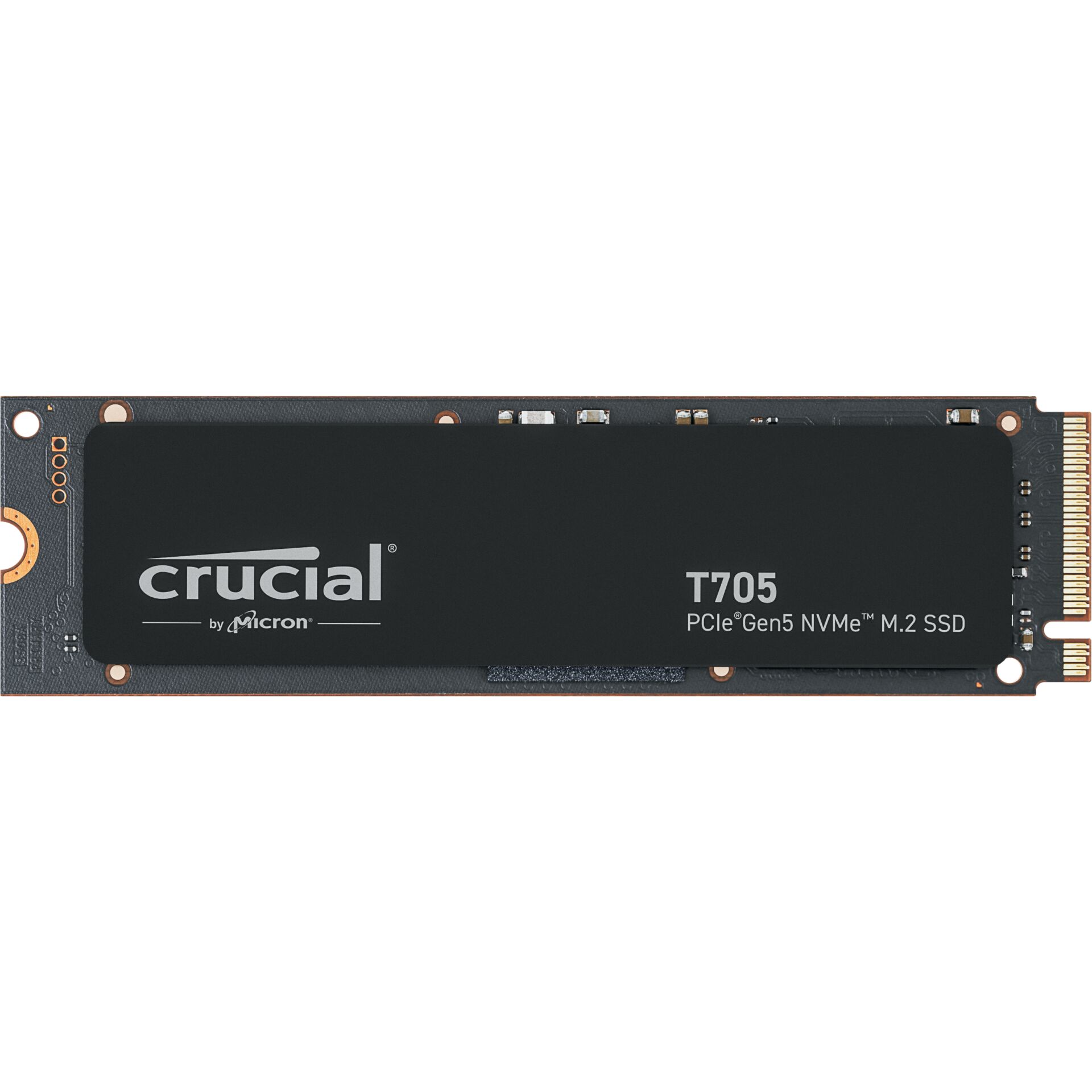 2.0 TB SSD Crucial T705 SSD, M.2/M-Key (PCIe 5.0 x4), lesen: 14500MB/s, schreiben: 12700MB/s SLC-Cached, TBW: 1.2P