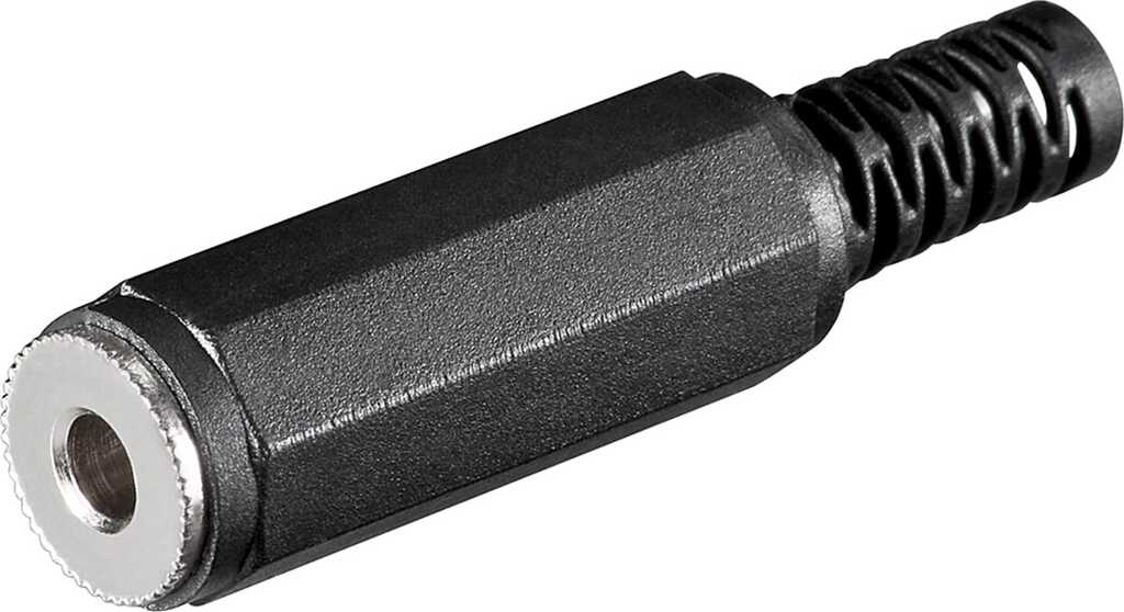 Goobay 11059 Drahtverbinder 3.5 mm Schwarz