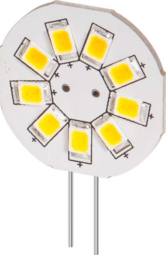 Goobay LED-Strahler, 1,5 W Sockel G4, ersetzt eine Halogenlampe mit 10 W, kaltweiß, nicht dimmbar