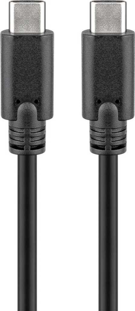 0,5m Goobay Sync & Charge SuperSpeed USB-C-Kabel (USB 3.2 Gen 1), USB-PD, 0,5 m USB-C-Stecker > USB-C-Stecker