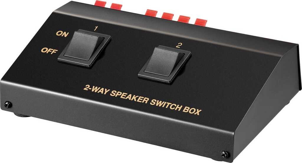 Goobay 60928 Audio-Switch Schwarz