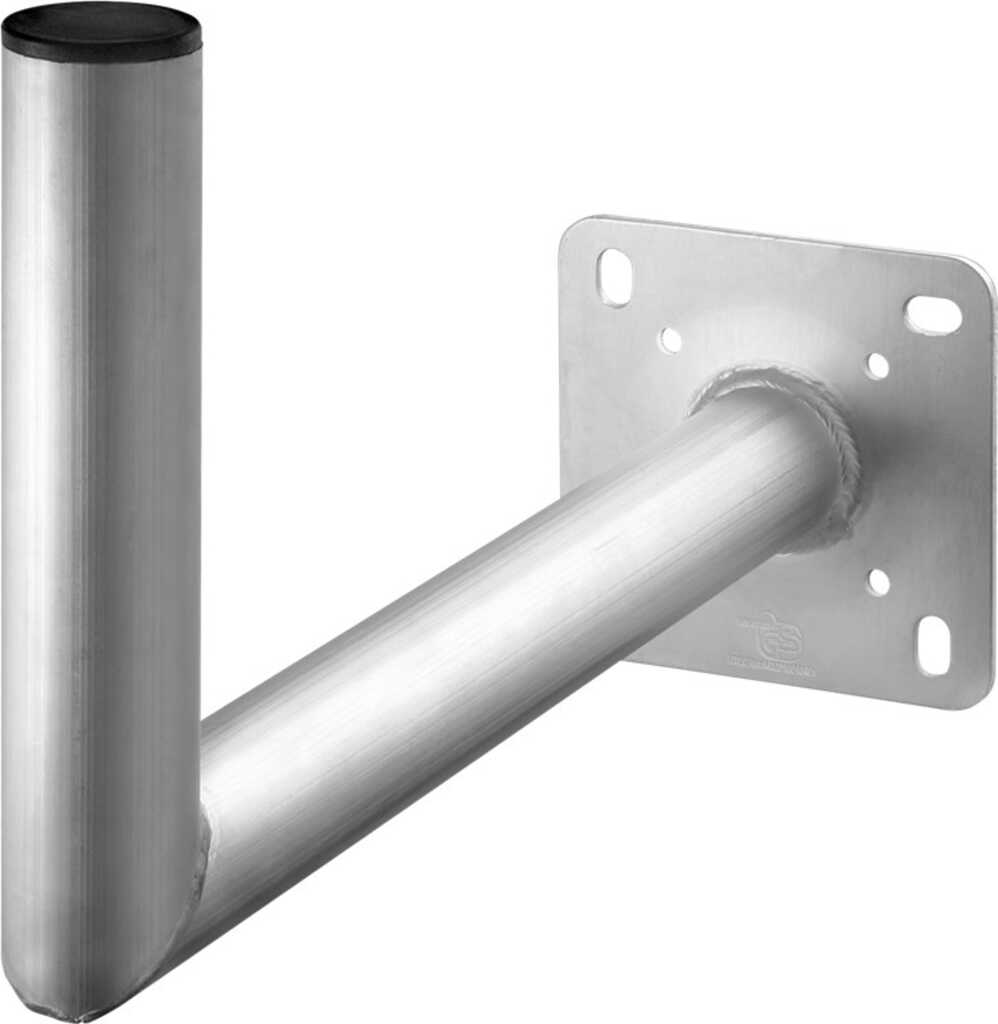 4m Goobay Aluminium Sat-Schüssel-Wandhalterung, 450 mm Wandabstand hochwertige Halterung für Satellitenschüsseln