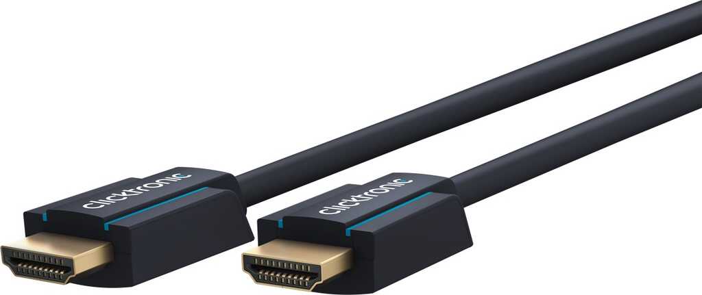 ClickTronic 70088 HDMI-Kabel 25 m HDMI Typ A (Standard) Blau