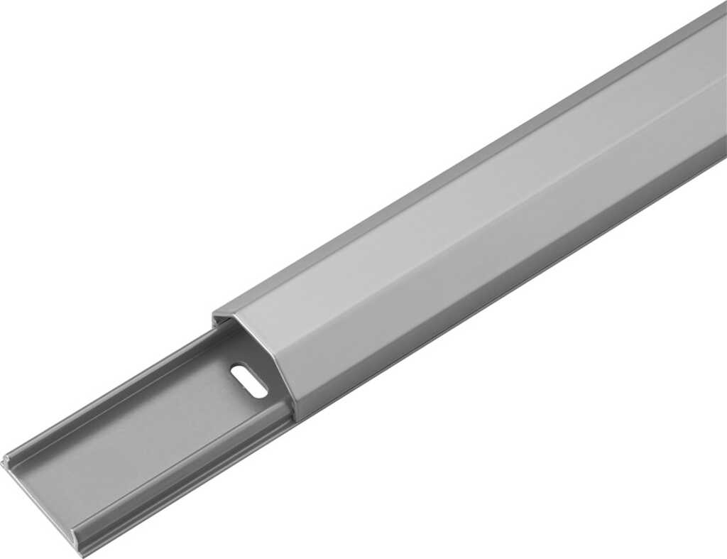 Goobay Aluminium-Kabelkanal 1100x33 mm silber 