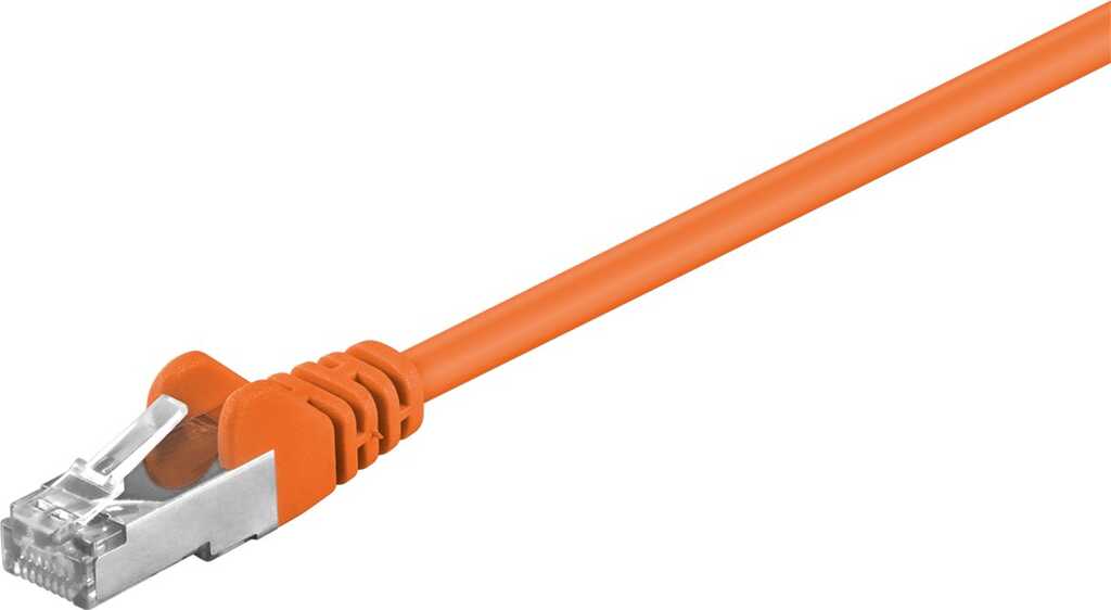 Goobay 93462 Netzwerkkabel Orange 3 m Cat5e F/UTP (FTP)