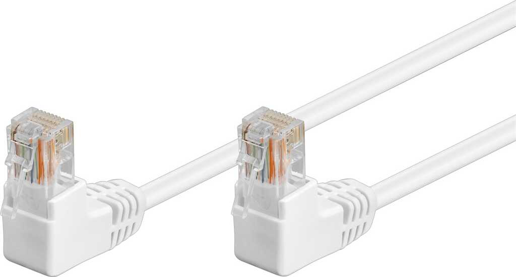 Goobay 96068 Netzwerkkabel Weiß 0,25 m Cat5e U/UTP (UTP)