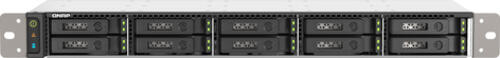 QNAP TS-h1090FU NAS Rack (1U) Ethernet/LAN Schwarz, Grau 7232P