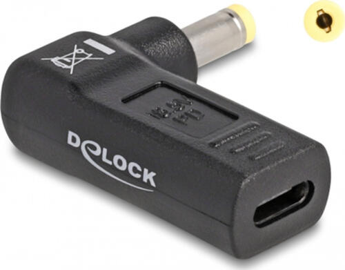 DeLOCK 60006 Ladegerät für Mobilgeräte Laptop Schwarz USB