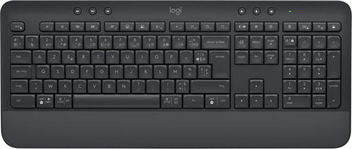 Logitech Signature K650 Tastatur Bluetooth AZERTY Französisch Graphit