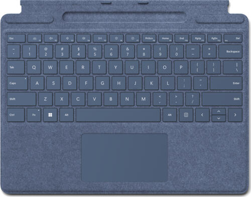 Microsoft Surface Pro Keyboard Blau Microsoft Cover port QWERTZ Deutsch