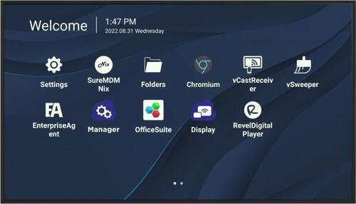 Viewsonic CDE7530 Signage-Display 190,5 cm (75) WLAN 450 cd/m 4K Ultra HD Schwarz Eingebauter Prozessor Android 11
