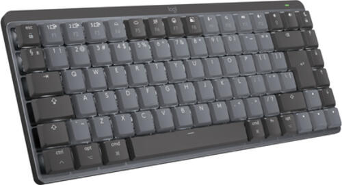 Logitech MX Mini Mechanical for Mac Tastatur Bluetooth QWERTY US International Graphit, Grau
