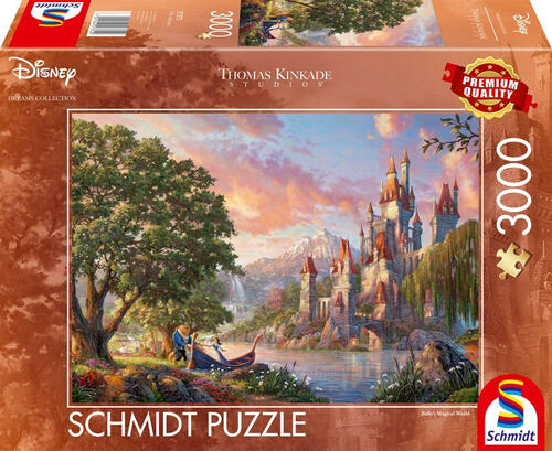 Schmidt Spiele Thomas Kinkade Studios: Disney Dreams Collections - Belles Magical World Puzzlespiel 3000 Stück(e) Cartoons