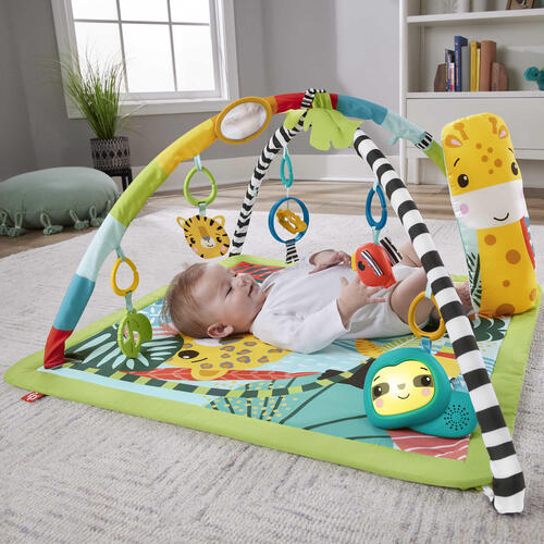 Fisher-Price HJW08 Baby Erlebnisdecke & Spielmatte Mehrfarbig Babyspielmatte