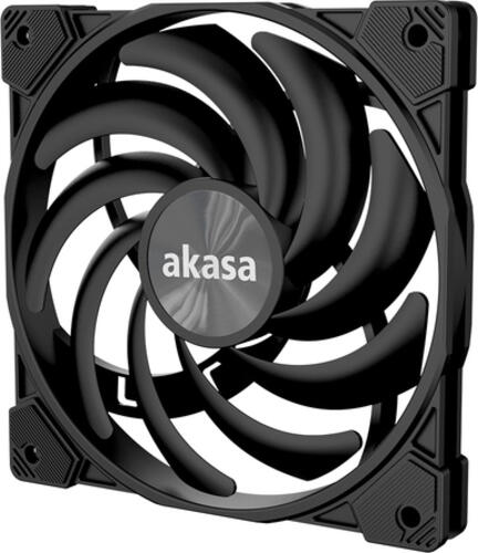 Akasa Alucia XS12 Computergehäuse Kühlkörper/Radiator Schwarz 1 Stück(e)