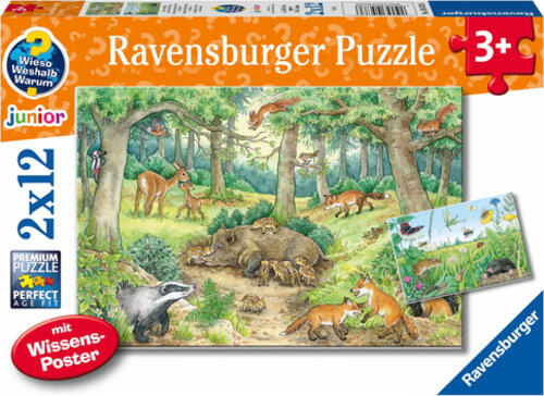 Ravensburger 05673 Puzzle Puzzlespiel 12 Stück(e) Tiere