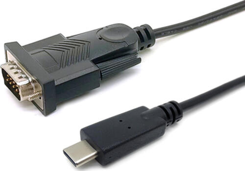 Equip USB-C auf Serial (DB9) Kabel, M/M, 1.5m