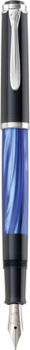 Pelikan M205 Füllfederhalter Integriertes Befüllsystem Schwarz, Blau, Marmorfarbe, Silber 1 Stück(e)
