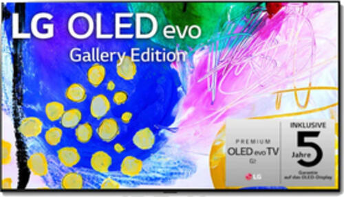 LG OLED evo Gallery Edition OLED97G29LA 2,46 m (97) 4K Ultra HD Smart-TV WLAN Schwarz, Silber