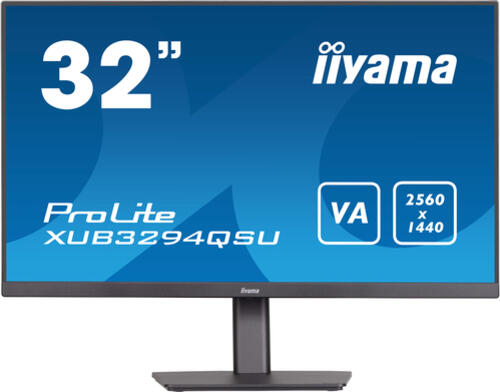 iiyama ProLite XUB3294QSU-B1 Computerbildschirm 80 cm (31.5) 2560 x 1440 Pixel Wide Quad HD LCD Schwarz