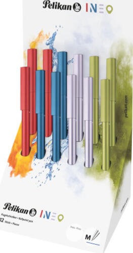 Pelikan Ineo Elements Gemischte Farben Stick-Kugelschreiber 12 Stück(e)